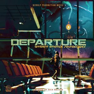 Atmospheric music album cover for Departure